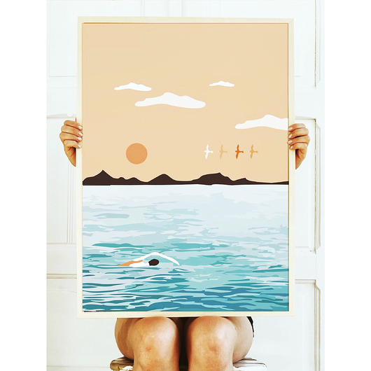 Plakat Vacay/250G/30x40/24h wysyłka/sale Joanna Plizga