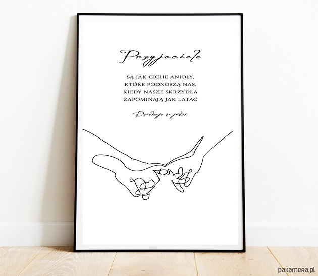 plakaty Plakat Obraz Podziękowanie dla Przyjaciela