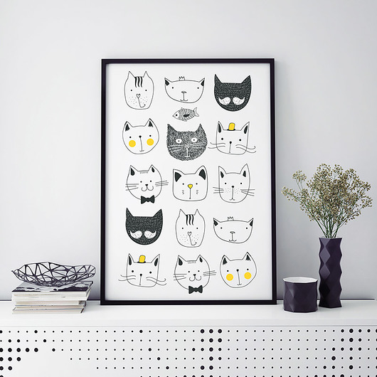 plakaty Plakat. Koty, koteczki i kocie nastroje