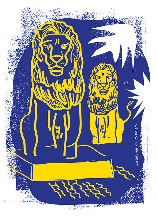 plakaty Plakat "Mokotowskie Lwy"