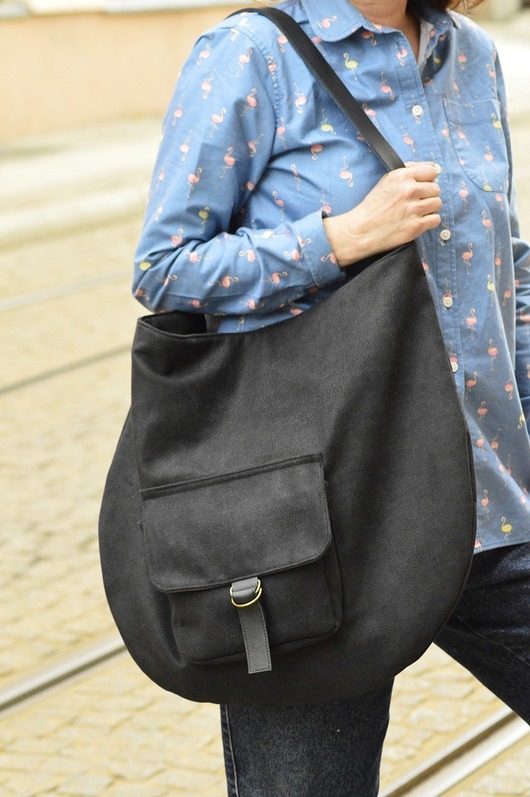 torby XXL Hobo Black