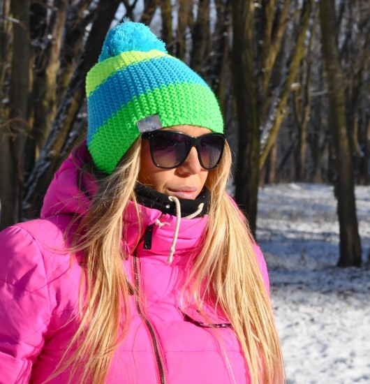 Czapa WINTER 2015 - MR NEON + polar Goodie
