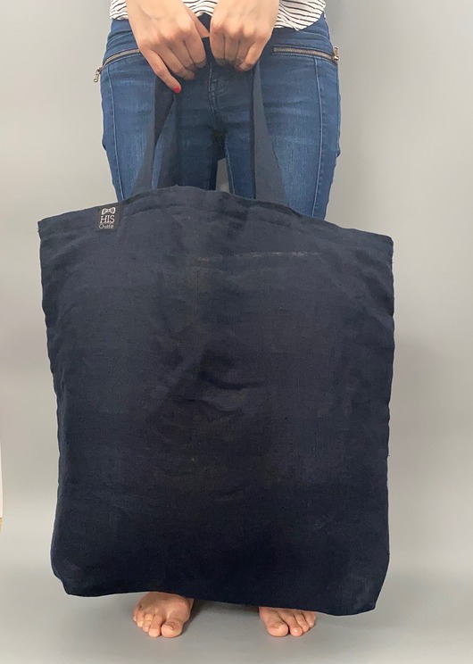 Torba lniana XXL na wszystko HisOutfit