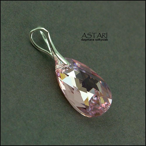 kryształ SWAROVSKI I SREBRO - ROSE AB - ZAMÓWIENIE Astari