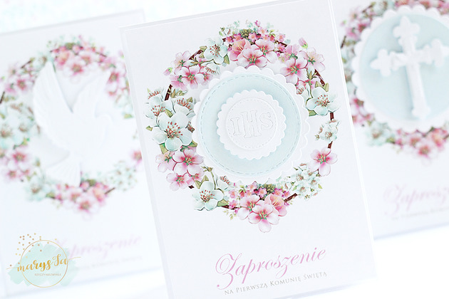 zaproszenia na komunię HOSTIA - Zaproszenie na I Komunię Świętą
