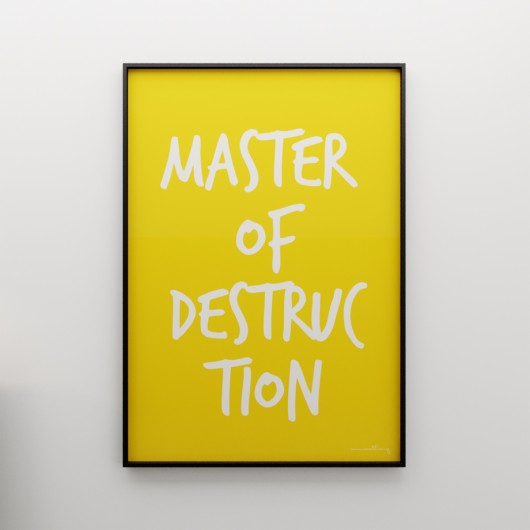 MASTER OF DESTRUCTION...- grafika 100x70 MINIMALLIVING