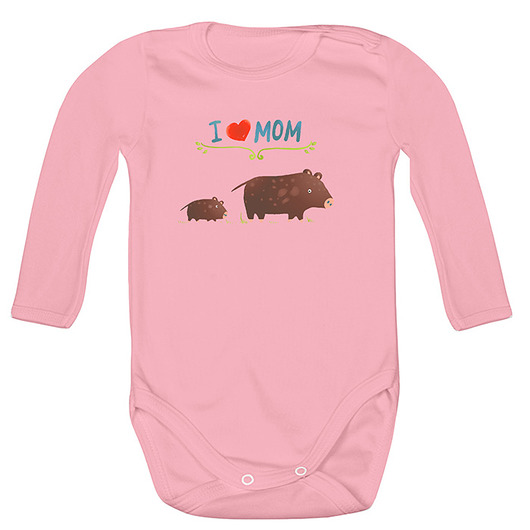 leśne body dla dziecka. dziki - i love mom Love Life and Forest