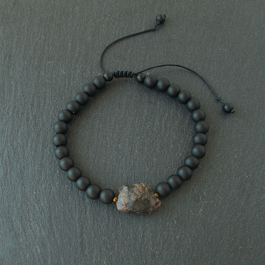 bransoletki z kamieni naturalnych Rubin surowy Bransoletka