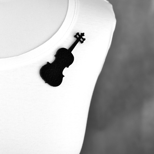 FeltViolin felt label