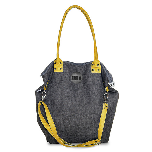 Torba Worek City Denim #Żółty MANA MANA