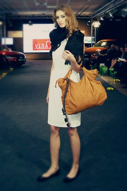 Torebka damska Vera Bags PARIS 10-08 dark camel Vera Bags