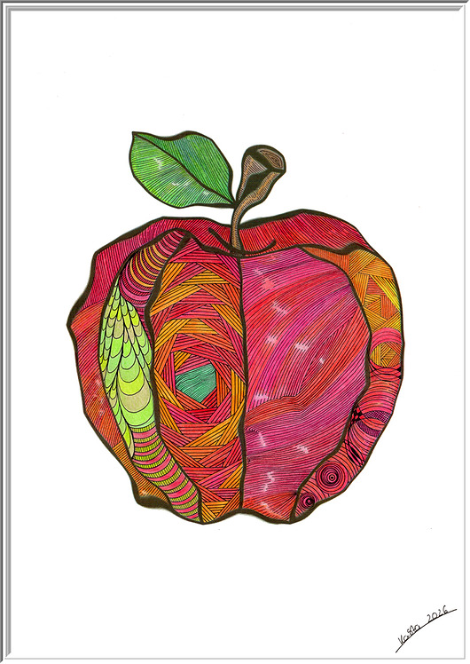 grafiki i ilustracje 81 Jabłko