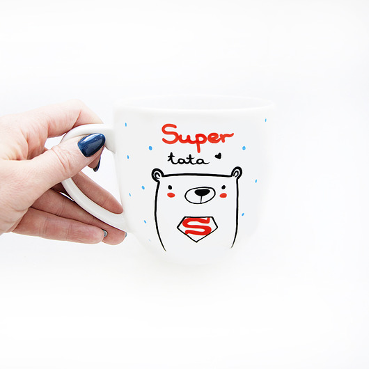Super Tata-   kubek porcelanowy XL miamilu