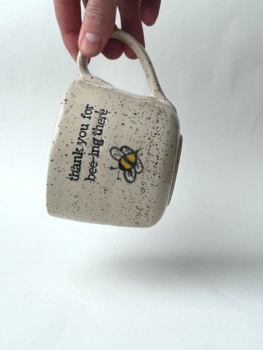 kubki Kubek ceramiczny Thank you for bee-ing there