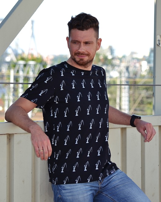 T-shirt męski dźwigowa multiplikacja ZAKLAD ze 3MIASTO