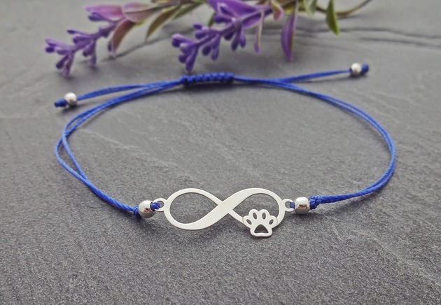 Bransoletka Nieskończoność Łapka Srebro 925 Loa Jewellery
