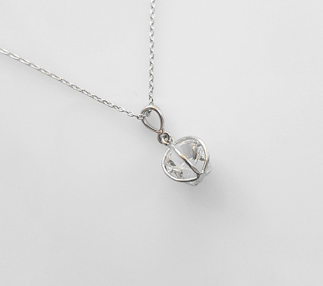 wisiory Naszyjnik Caged Diamond