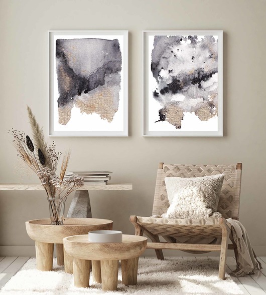 plakaty Plakat Black & Gold No.1