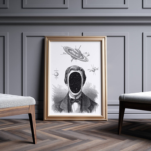 PROMOCJA Kosmiczny koleś 50x70 cm - plakat B2 HOG STUDIO