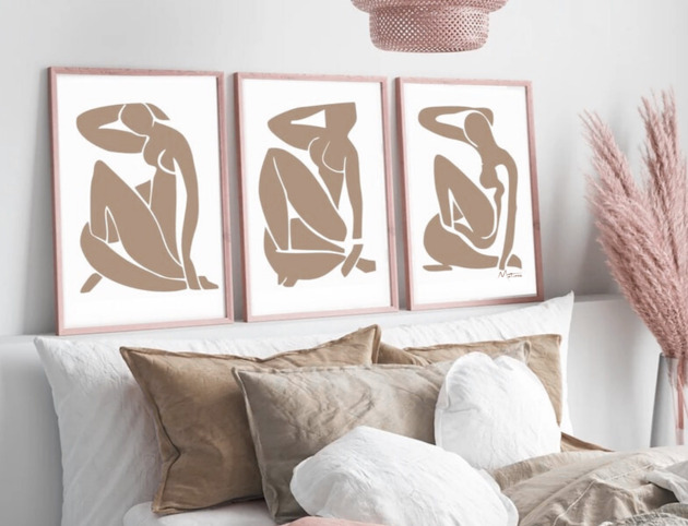 plakaty ZESTAW 3 PLAKATÓW  Matisse sztuka abstrakcyjna