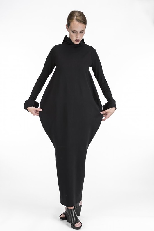 sukienki maxi damskie Morticia dressi