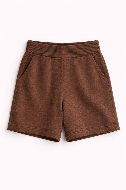 szorty damskie Spodenki Sigrid merino czekoladowe