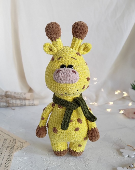 misie i maskotki Żyrafa pluszowa , Przytulanka żyrafa, Prezent dla dziecka