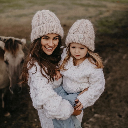 czapki damskie Czapka Bim Mama&amp;Dziecko