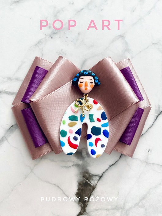 broszki Nowa Kolekcja ART z postaciami 3d wyrwanymi z obrazu