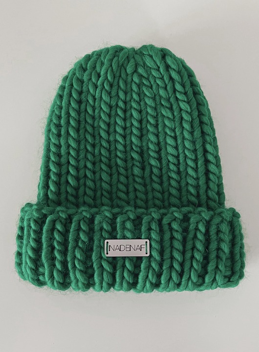 czapki damskie Czapka w grubej wełny