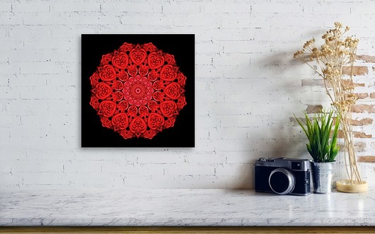 Mandala "Blood Mysteries" obraz na płótnie Jacek Syma Mandale