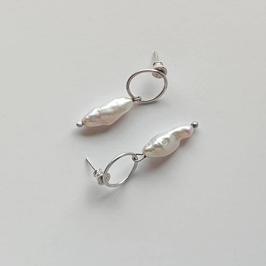 kolczyki z kamieniami Kolczyki OKRĄG