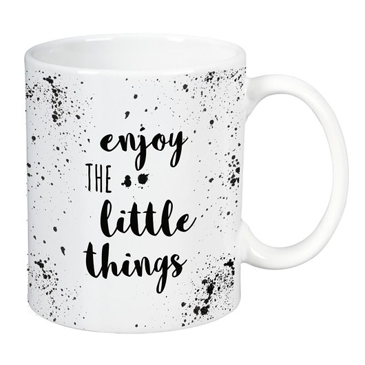 Kubek ENJOY THE LITTLE THINGS Lawendowy Bazar