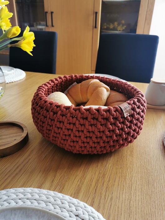 pojemniki kuchenne Dekoracyjny kosz do chleba na prezent