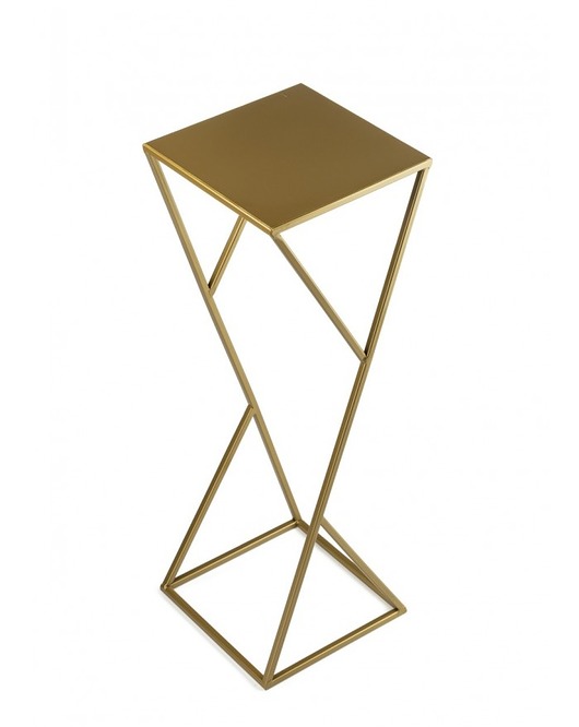 kwietniki Kwietnik Metalowy Santoro Złoty 70 cm