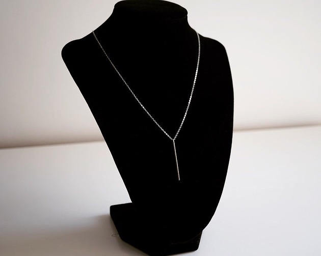 Naszyjnik z pałeczką srebrny 925 VENA Jewellery