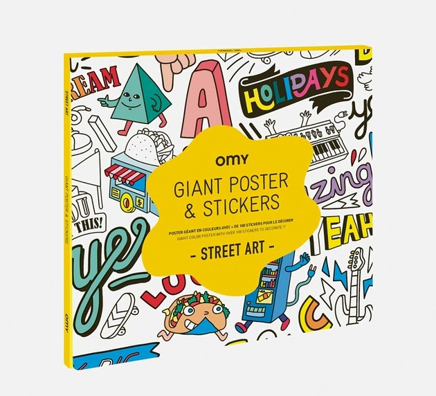 Plakat wyklejanka STREET ART OMY