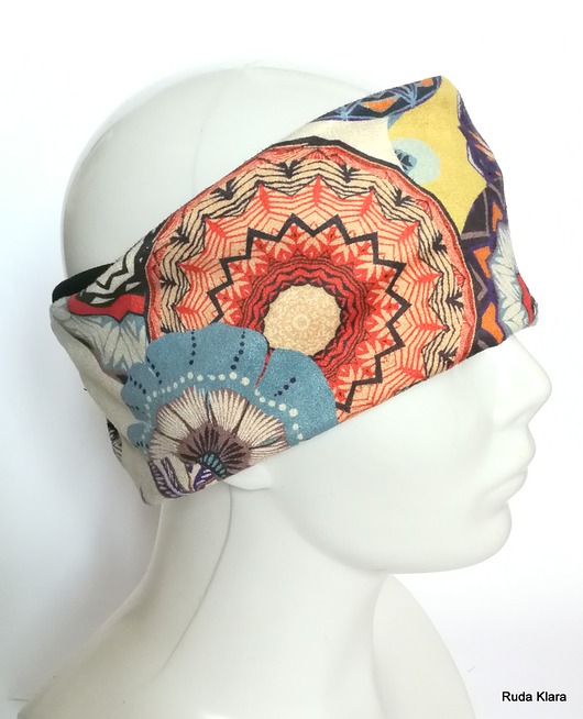 opaska etno boho handmade uniwersalna ruda klara