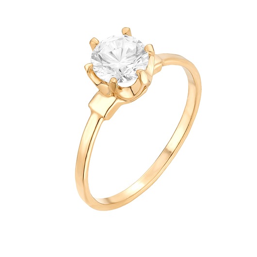 pierścionki złote Złoty pierścionek z małą cyrkonią