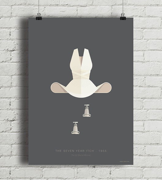 Plakat Marilyn Monroe - Słomiany wdowiec  minimalmill