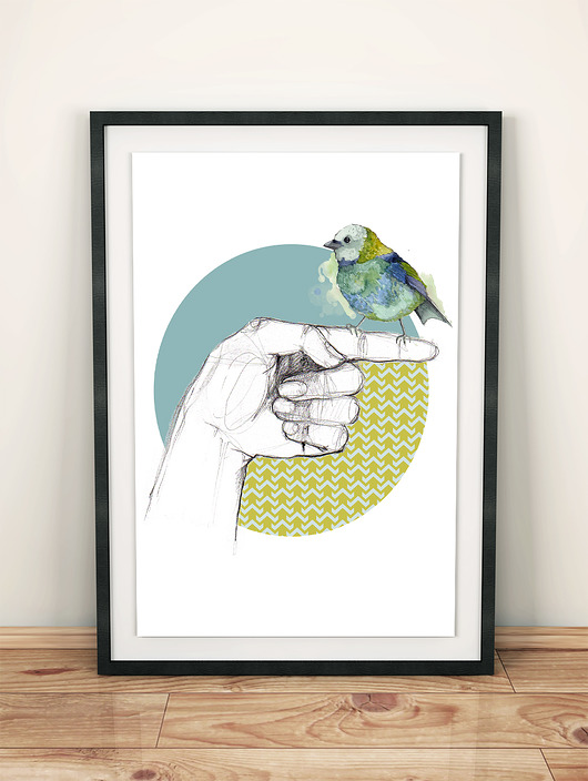 Plakat- ilustracja TURKUS  40x30cm Illunova