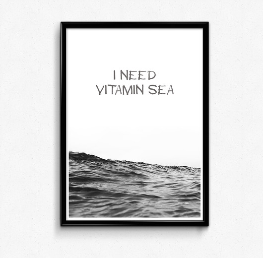 vitamin sea 30x40 plakat w ramie Bury Lis
