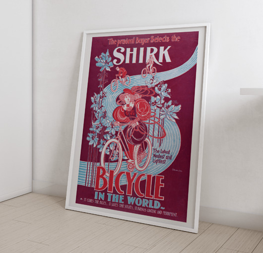 plakaty Plakat Vintage Retro Shirk