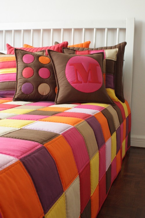 Narzuta patchwork dwustronna |MOMI| patchwork house