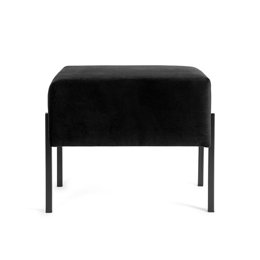 pufy do siedzenia Puf prostokąt - czarny