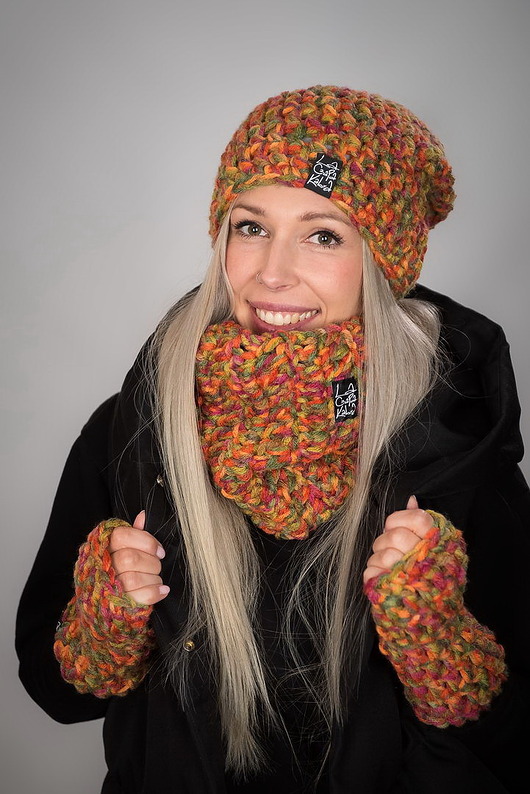 rękawiczki damskie Rękawiczki 34 - MULTIKOLOR