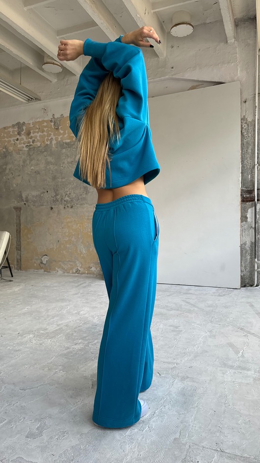 spodnie dresowe damskie Spodnie Dresowe LOFF Ocean Blue