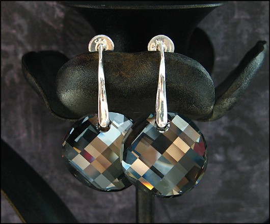 LUXURY- kryształ Swarovski Twist Silver Night Little Dreamer