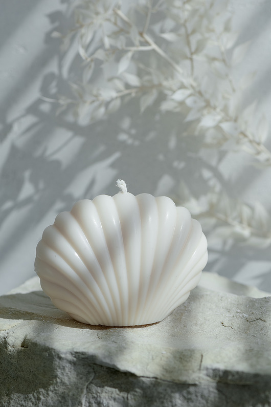 świeczniki i świece Świeca sojowa Shell