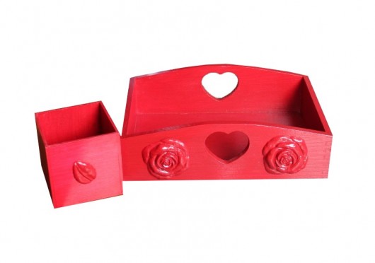 LOVE komplet stołowy caramello